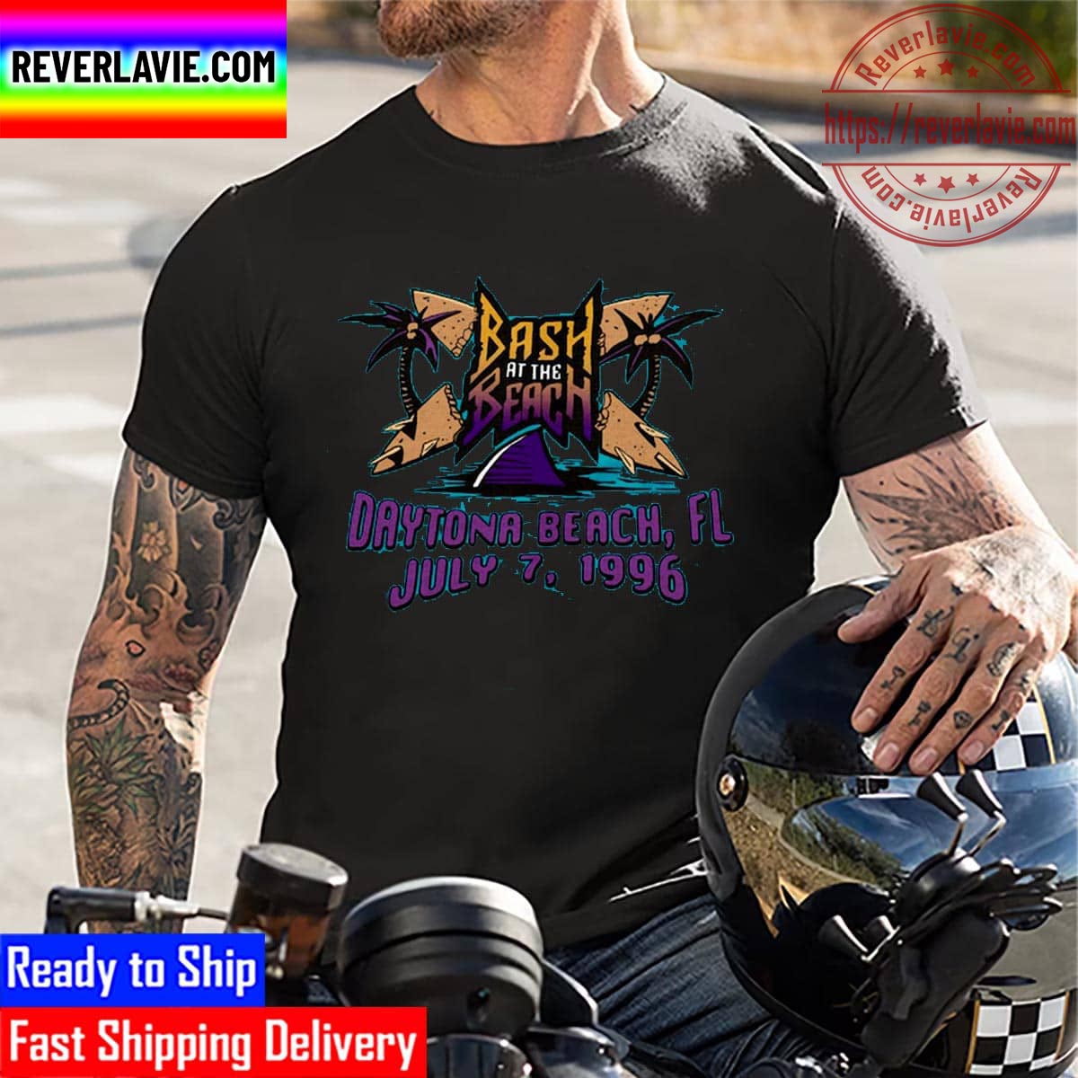 WWE Bash At The Beach 1996 Retro Logo Unisex T-Shirt WWE Bash At The Beach 1996 Retro Logo Unisex T-Shirt