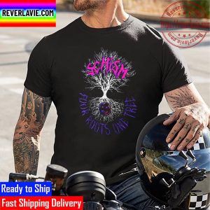 WWE Branded Black Schism Four Roots One Tree Unisex T-Shirt
