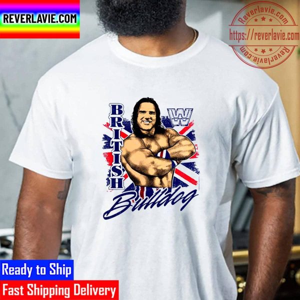 WWE British Bulldog Old School Logo Unisex T-Shirt