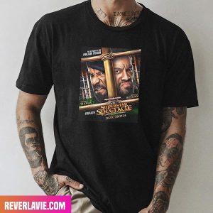 WWE Roman Reigns x Jinder Mahal Superstar Spectacle The Return Of The Punjabi Prison Style T-Shirt