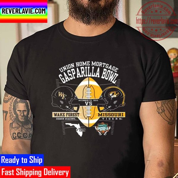 Wake Forest Demon Deacons Vs Missouri Tigers Union Home Mortgage Gasparilla Bowl 2022 Unisex T-Shirt