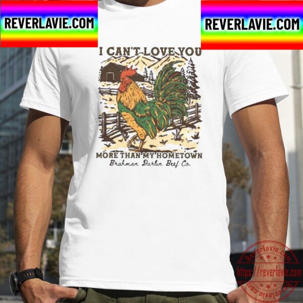 Wallen Lyrics I Cant Love You More Than My Hometown Unisex T-Shirt