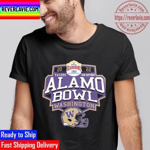 Washington Huskies 2022 Valero Alamo Bowl 30th Anniversary Unisex T-Shirt