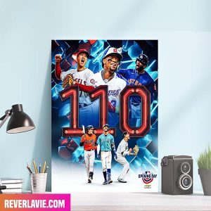 We Are Getting Closer To Opening Day It Is Just 110 Days Away MLB Decor Poster