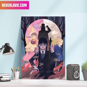 Wednesday Addams Family Art  Decor Poster