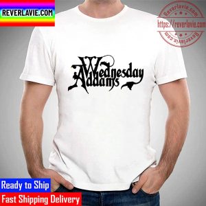 Wednesday Addams Netflix Typographic Logo Unisex T-Shirt