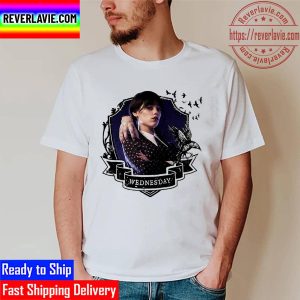 Wednesday Nevermore Frame Wednesday Raglan Baseball Unisex T-Shirt