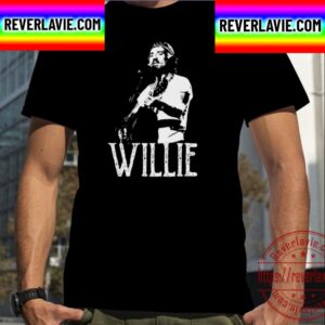 White The Stencil Willie Nelson Unisex T-Shirt