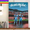 Willson Contreras In St Louis Cardinals MLB Home Decor Poster Canvas