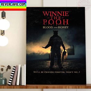 Winnie The Pooh Blood And Honey Home Decor Poster Canvas
