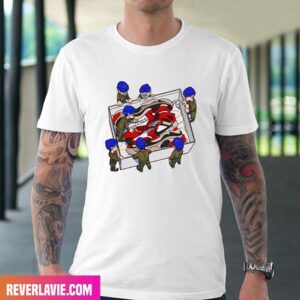 Working Boys Nike Sneaker Studios Artwork Style T-Shirt