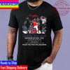 Xander Bogaerts Boston Red Sox 2013 2022 Thank You For The Memories Signature Unisex T-Shirt
