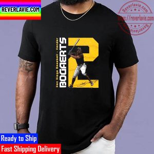 Xander Bogaerts San Diego Padres Vertical Signature Unisex T-Shirt