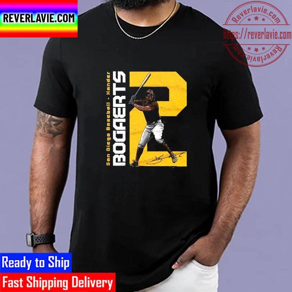 Xander Bogaerts San Diego Padres Vertical Signature Unisex T-Shirt