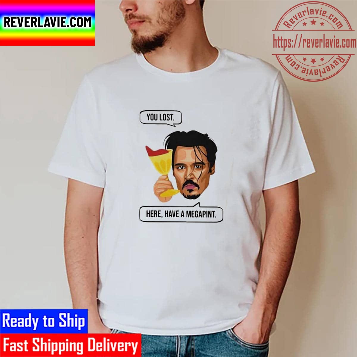 You Lost Here Have A Megapint Unisex T-Shirt You Lost Here Have A Megapint Unisex T-Shirt