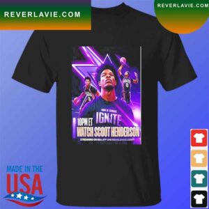 10 pm et watch scoot henderson nba host the g-league warriors T-shirt