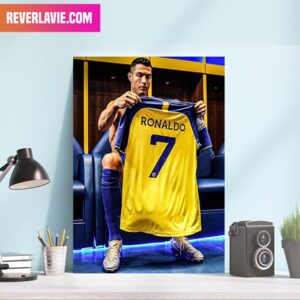 A New Chapter Begins With Cristiano Ronaldo Canvas-Poster