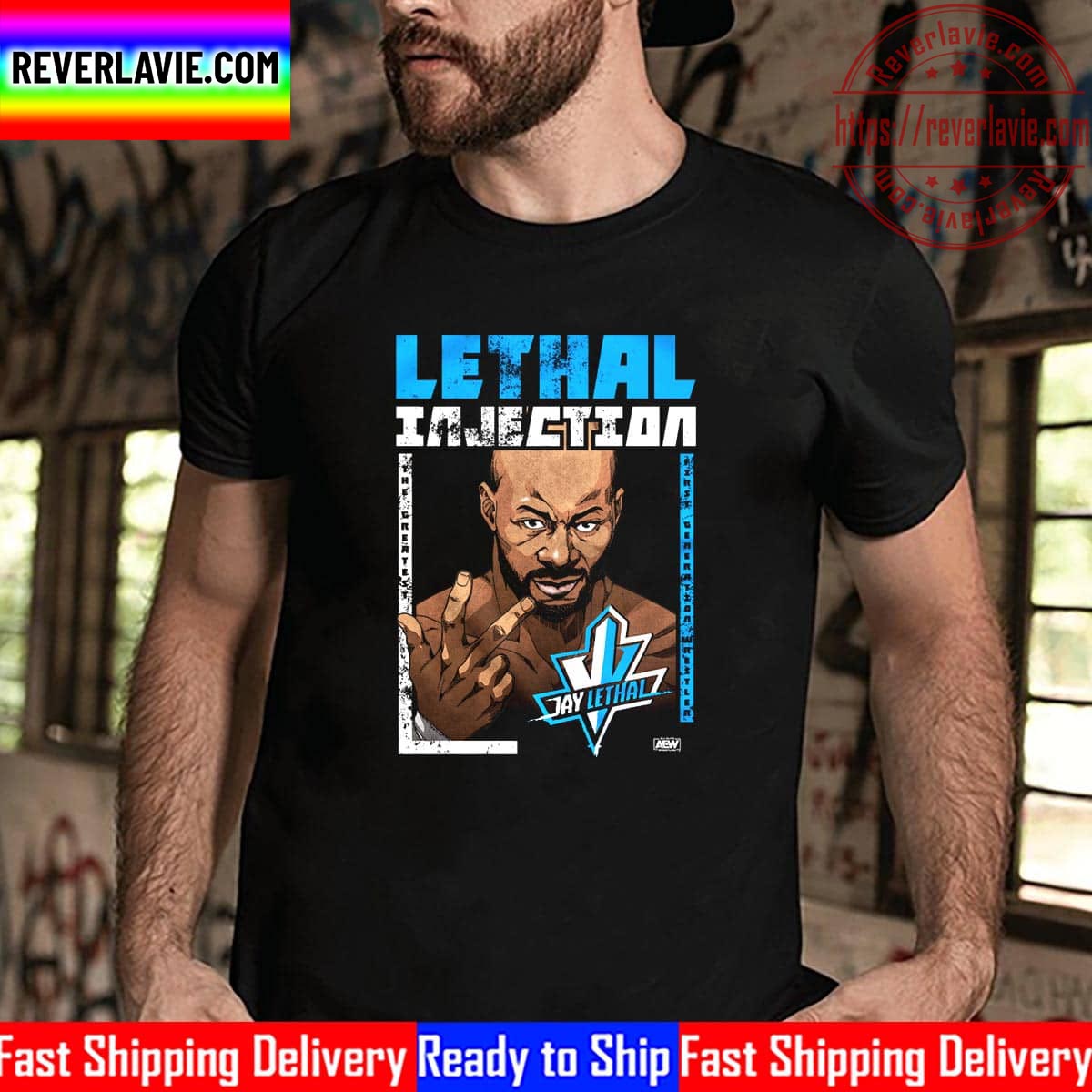 All Elite Wrestling Jay Lethal Lethal Injection Unisex T-Shirt All Elite Wrestling Jay Lethal Lethal Injection Unisex T-Shirt