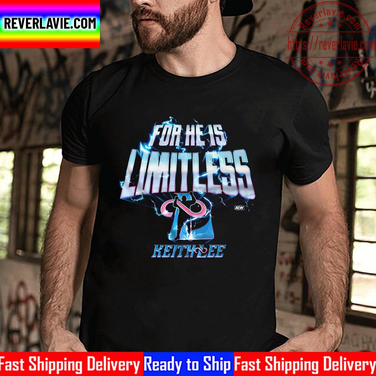 All Elite Wrestling Keith Lee For He Is Limitless Unisex T-Shirt All Elite Wrestling Keith Lee For He Is Limitless Unisex T-Shirt