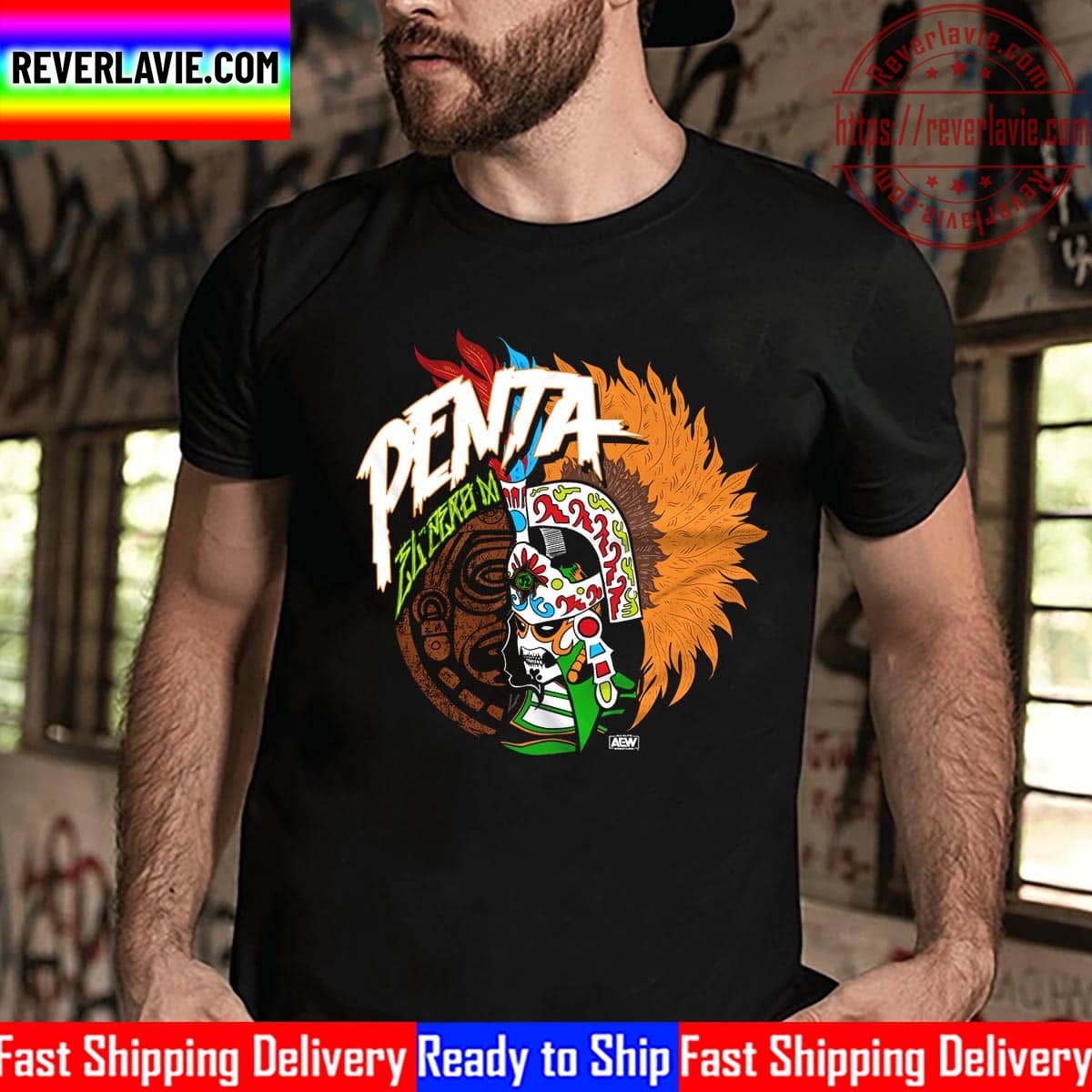 All Elite Wrestling Penta El Zero M Headdress Unisex T-Shirt All Elite Wrestling Penta El Zero M Headdress Unisex T-Shirt