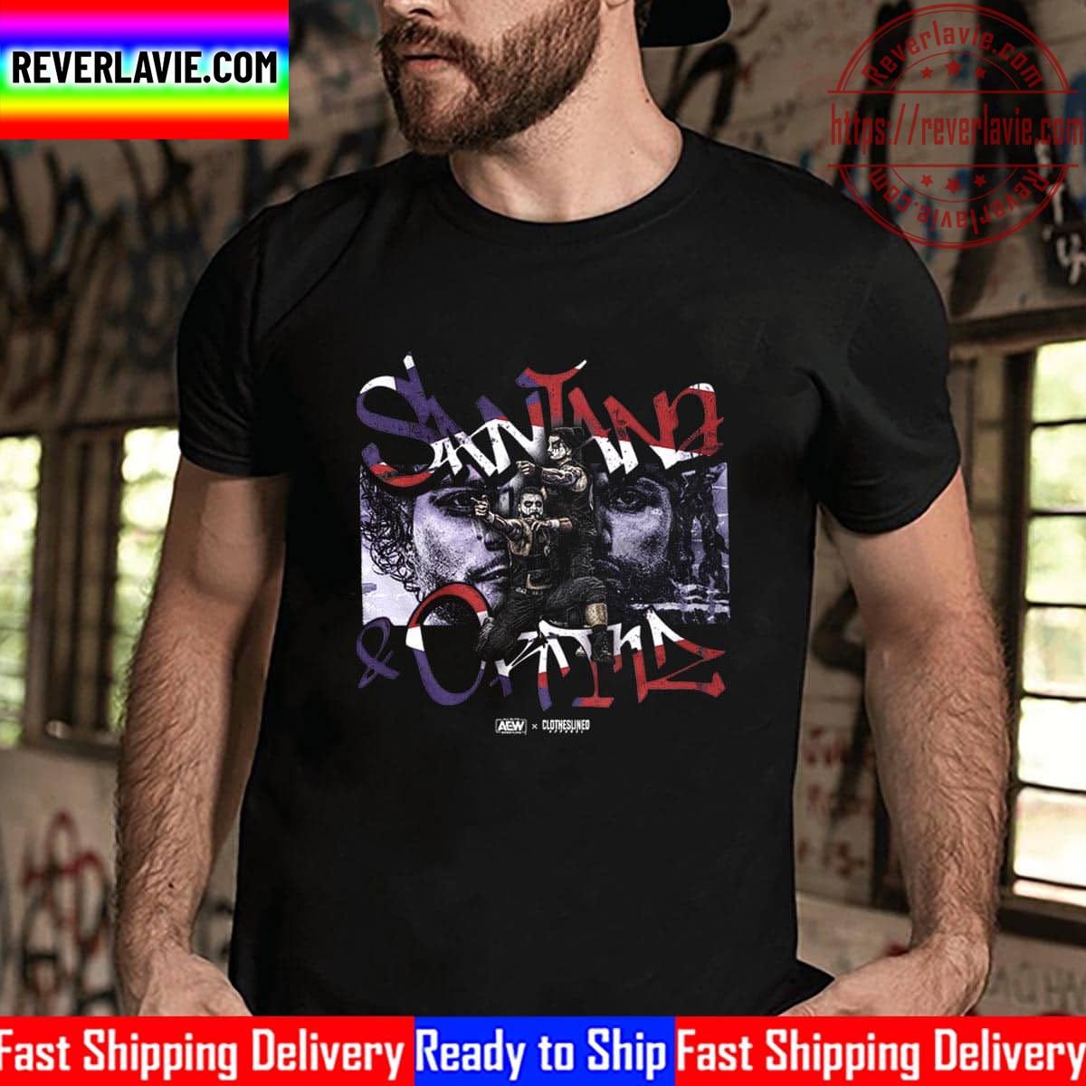All Elite Wrestling Santana And Ortiz Proud And Powerful Unisex T-Shirt All Elite Wrestling Santana And Ortiz Proud And Powerful Unisex T-Shirt