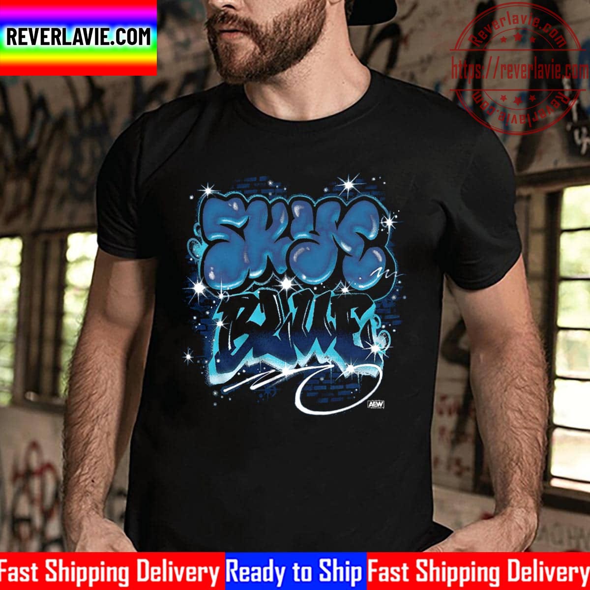 All Elite Wrestling Skye Blue Ozone Unisex T-Shirt All Elite Wrestling Skye Blue Ozone Unisex T-Shirt