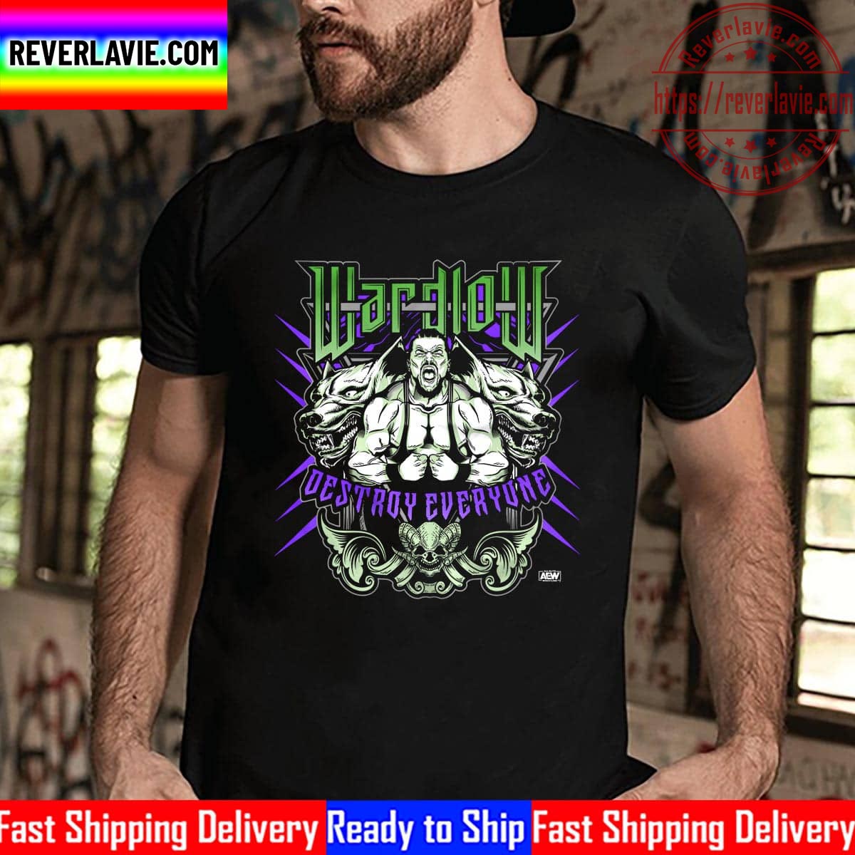 All Elite Wrestling Wardlow Destroy Everyone Unisex T-Shirt All Elite Wrestling Wardlow Destroy Everyone Unisex T-Shirt