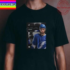 Anthony Cirelli 100 Career NHL Assists For Tampa Bay Lightning Unisex T-shirt