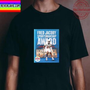 Anthony Cook Is Fred Jacoby Sportsmanship Award Recipient Of Valero Alamo Bowl 2022 Unisex T-Shirt
