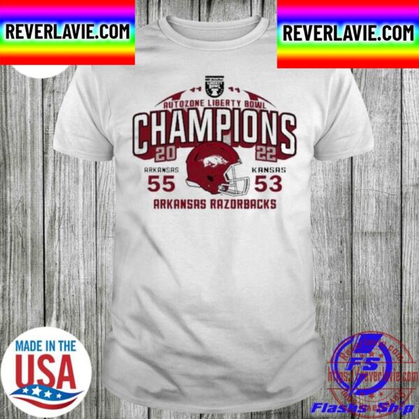 Arkansas 2022 Autozone Liberty Bowl Champions Unisex T-Shirt
