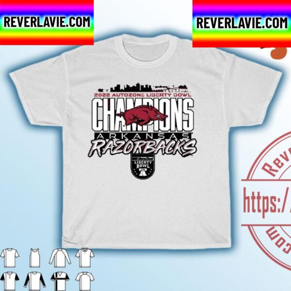 Arkansas Champions 2022 Autozone Liberty Bowl Unisex T-Shirt