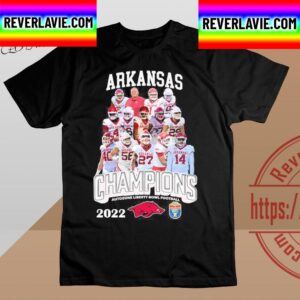 Arkansas Razorbacks 2022 Champions Autozone Liberty Bowl Football Unisex T-Shirt