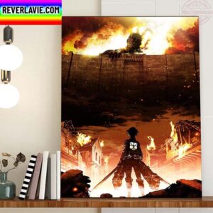 Attack On Titan 10 Years Ago Home Decor Poster Canvas