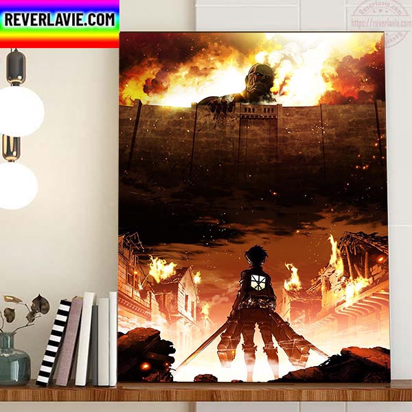 Attack On Titan 10 Years Ago Home Decor Poster Canvas Attack On Titan 10 Years Ago Home Decor Poster Canvas