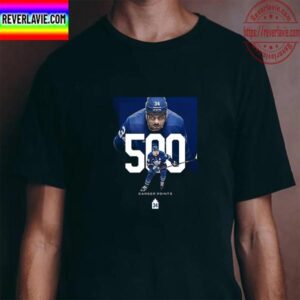 Auston Matthews 500 Career Points NHL For Toronto Maple Leafs Unisex T-shirt