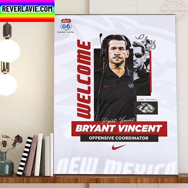 Bryant Vincent Is Offensive Coordinator Of New Mexico Football Home Decor Poster Canvas Bryant Vincent Is Offensive Coordinator Of New Mexico Football Home Decor Poster Canvas