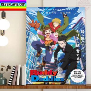 Buddy Daddies Original Anime Home Decor Poster Canvas