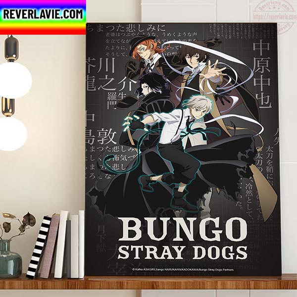 Bungo Stray Dogs Season 4 Home Decor Poster Canvas Bungo Stray Dogs Season 4 Home Decor Poster Canvas