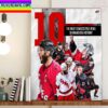 Carolina Hurricanes 10 The Most Consecutive Wins In Franchise History Home Decor Poster Canvas
