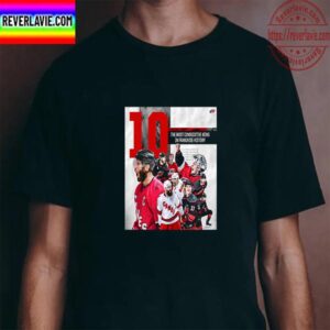 Carolina Hurricanes 10 The Most Consecutive Wins In Franchise History Unisex T-shirt