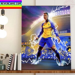 Cristiano Ronaldo Signs Al Nassr Team Saudi Arabian Home Decor Poster Canvas