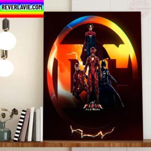 DC The Flash Film News Home Decor Poster Canvas