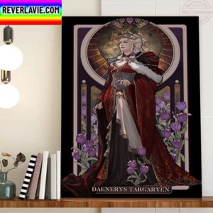 Daenerys Targaryen In House Of The Dragon Home Decor Poster Canvas