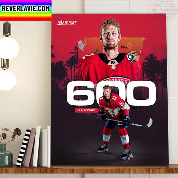 Eric Staal 600 Career NHL Assists For Florida Panthers Home Decor Poster Canvas Eric Staal 600 Career NHL Assists For Florida Panthers Home Decor Poster Canvas