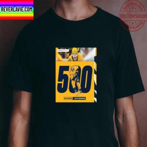 Filip Forsberg 500 Points In NHL For Nashville Predators Unisex T-shirt