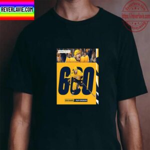 Filip Forsberg 600 Games NHL For Nashville Predators Unisex T-shirt