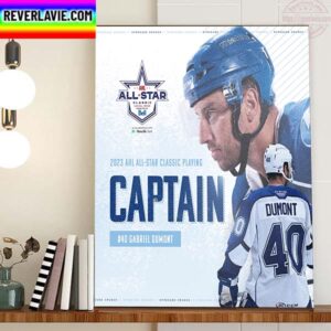 Gabriel Dumont 2023 AHL All Star Classic Playing Captain Home Decor Poster Canvas