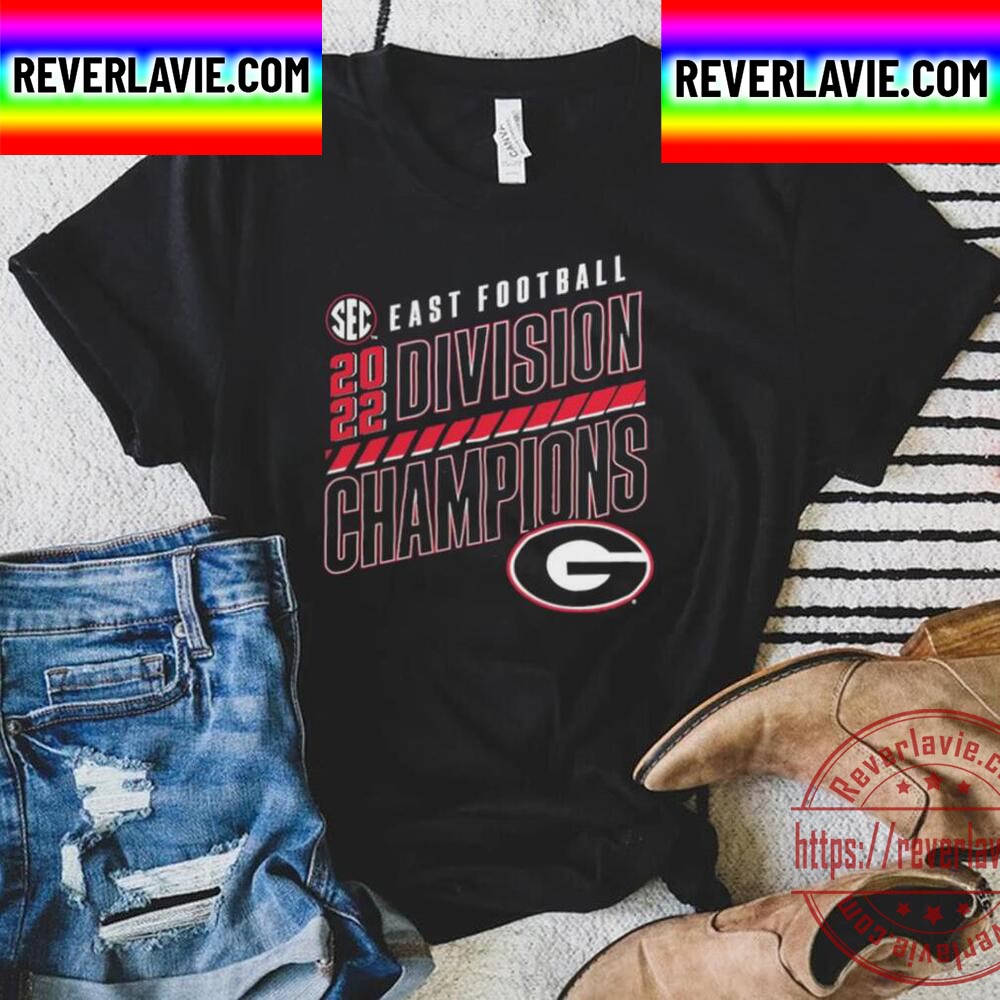Georgia Bulldogs SEC East Football 2022 Division Champions Unisex T-Shirt Georgia Bulldogs SEC East Football 2022 Division Champions Unisex T-Shirt