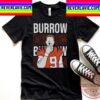 Joe Burrow Bengals Smoke Cincinnati Champion AFC Unisex T-Shirt