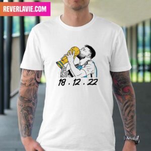 Lionel Messi Winner Of FIFA World Cup 18-12-2022 Argentina Team Fashion T-Shirt